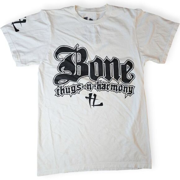 Vintage Y2K Bone Thugs & Harmony White Cotton Tee Small - Picture 1 of 6